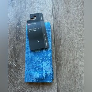 Lululemon Daily Stride Crew Sock in Soft Denim Size Large
